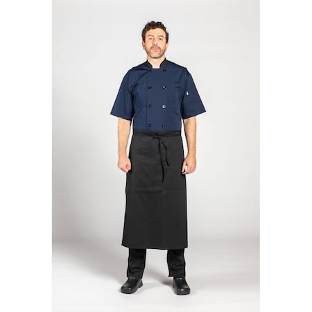 Uncommon Threads Inset-Pocket Bistro Apron Blk 3059-0100